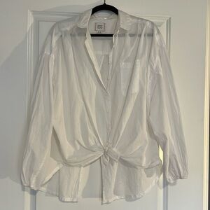 Urban Outfitters. BDG. Oversized White Shirt. Size Medium. Split back.